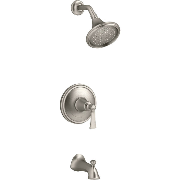 Kohler Elliston Brushed Nickel Single-Handle Lever Tub & Shower Faucet