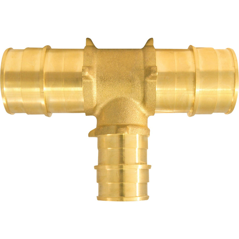 Apollo Retail 1 In. x 1 In. x 3/4 In. Barb Brass Reducing PEX-A Tee