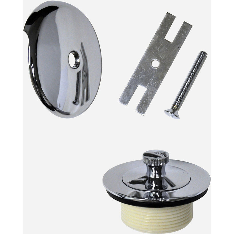 Danco 1-3/8 In. or 1-1/2 In. Universal Bathtub Drain Stopper Kit with Chrome Finish