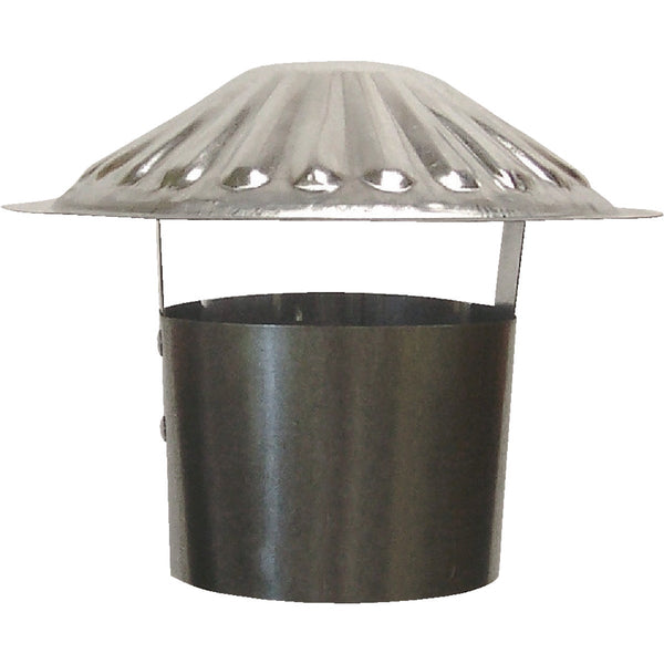 S & K Galvanized Steel 4 In. x 6-3/4 In. Vent Pipe Cap