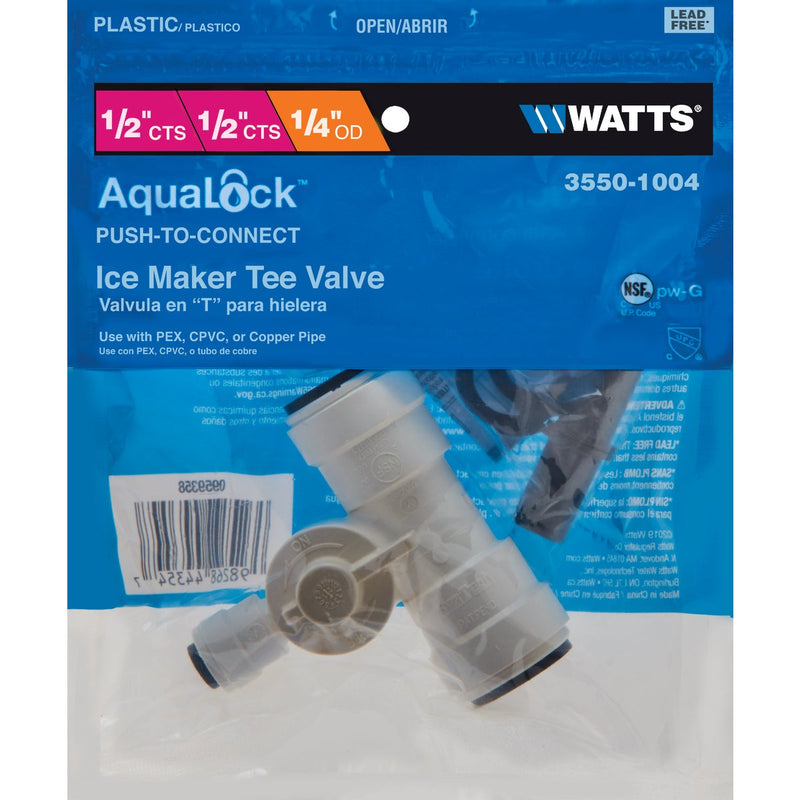 Watts Ice Maker Tee Valve