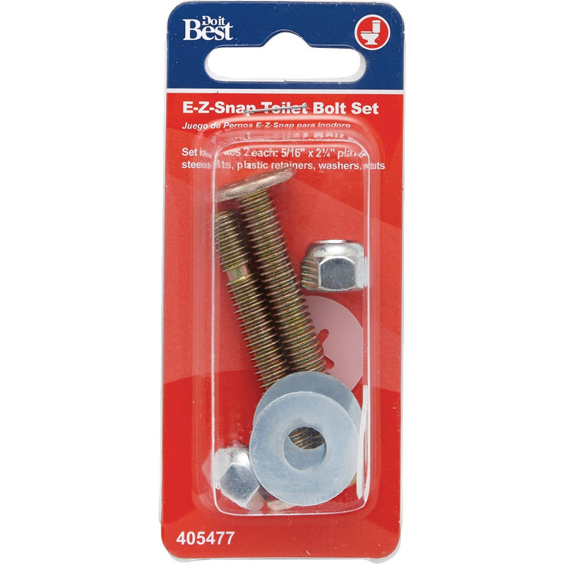 Do it 5/16 In. x 2-1/4 In. Steel Toilet Bolts