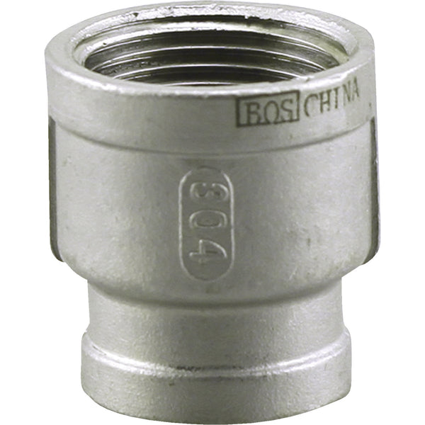 PLUMB-EEZE 1-1/4 In. FIP x 1 In. FIP Stainless Steel Reducing Coupling