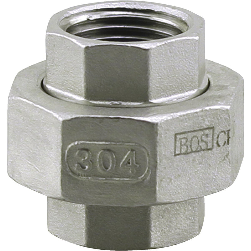 PLUMB-EEZE 1-1/4 In. FIP Stainless Steel Union