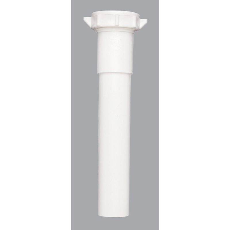 Keeney 1-1/2 In. x 6 In. White Plastic Extension Tube