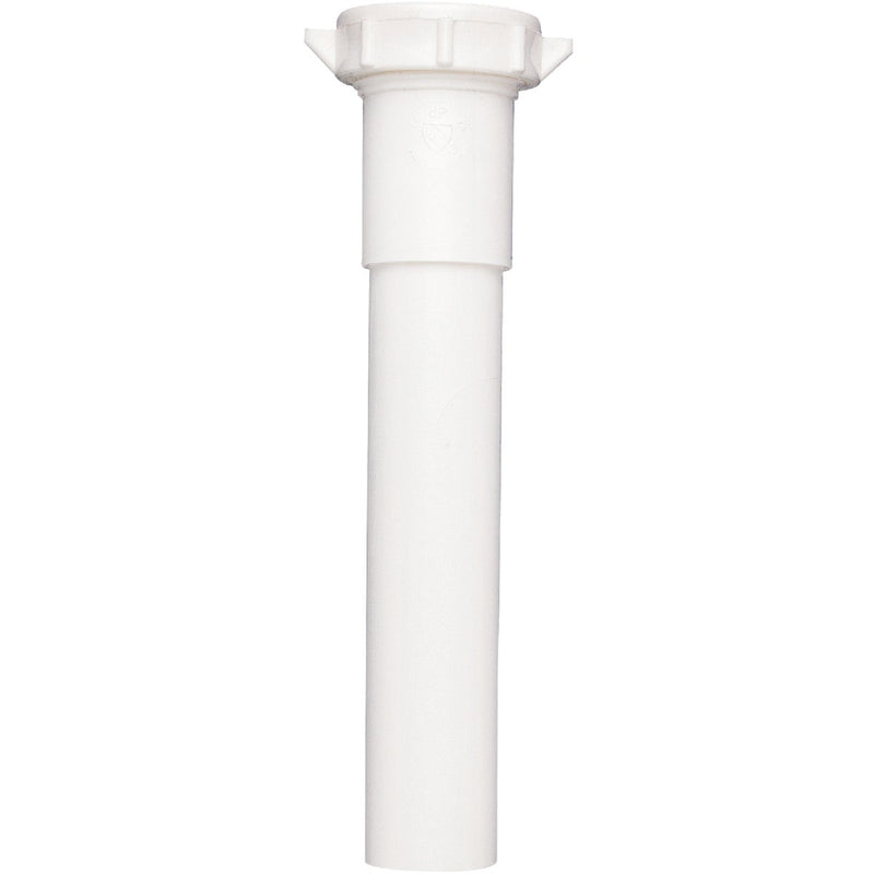 Keeney 1-1/2 In. x 6 In. White Plastic Extension Tube