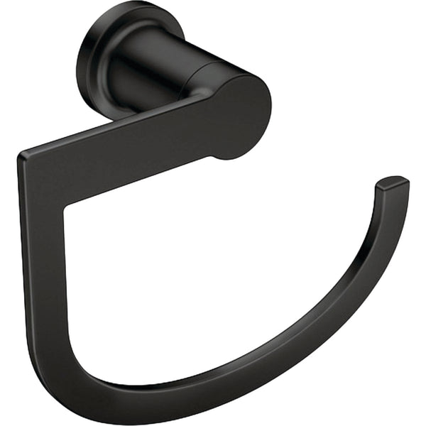 Moen Rinza Towel Ring, Matte Black