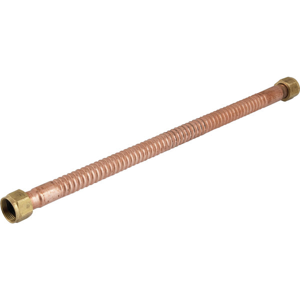 Sioux Chief 3/4 In. FIP Swivel X 3/4 In. FIP Swivel X 18 In. L Corrugated Copper Flexible Connectors