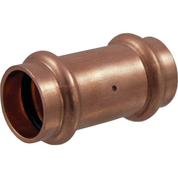 NIBCO 1/2 In. x 1/2 In. Press Copper Coupling with Stop (10-Pack)