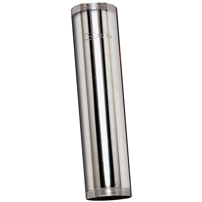 Keeney 1-1/2 In. x 12 In. Chrome Plated Threaded Tube