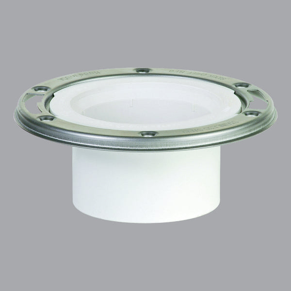 Sioux Chief 4 In.x 3 In. Schedule 40 DWV Open PVC Closet Flange