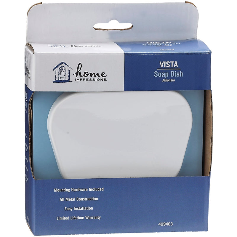 Home Impressions Vista White Soap Dish