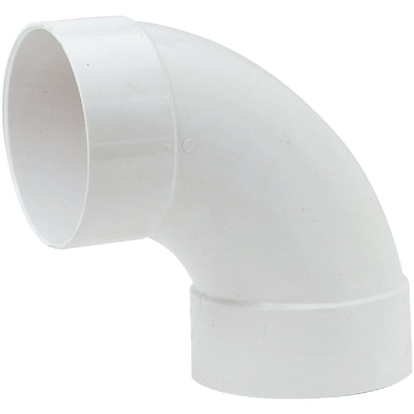 IPEX 4 In. SDR 35 90 Deg. PVC Sewer and Drain Sanitary Elbow (1/4 Bend)