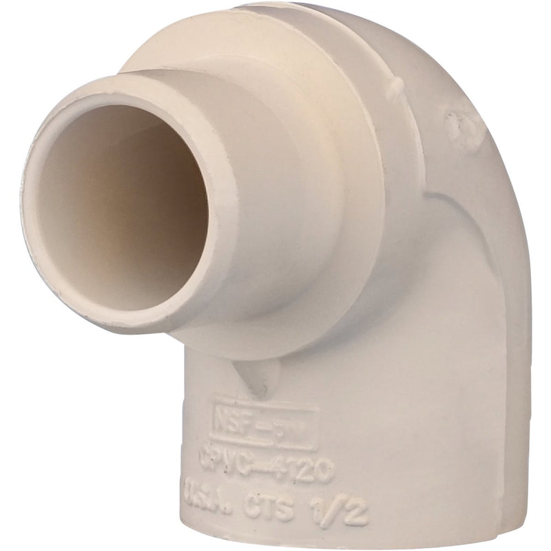 Charlotte Pipe 1/2 In. Slip x Slip 90 Deg. CPVC Street Elbow (1/4 Bend)