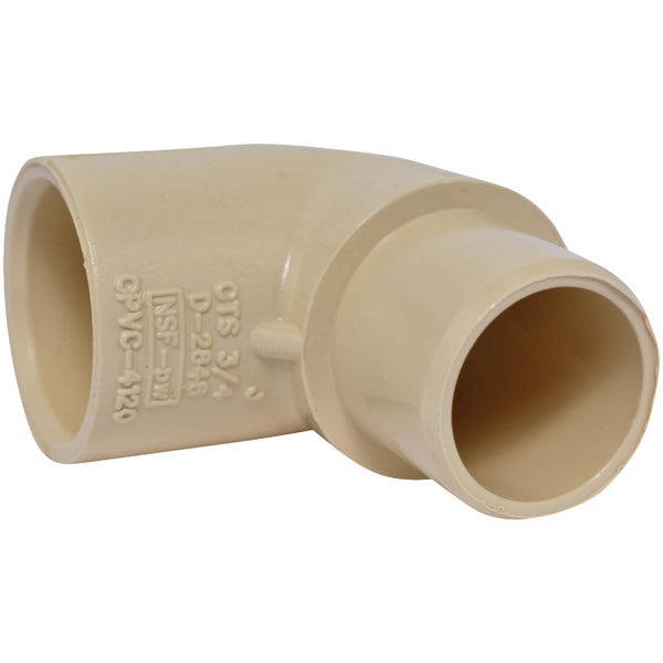 Charlotte Pipe 3/4 In. Slip x Slip 90 Deg. CPVC Street Elbow (1/4 Bend)