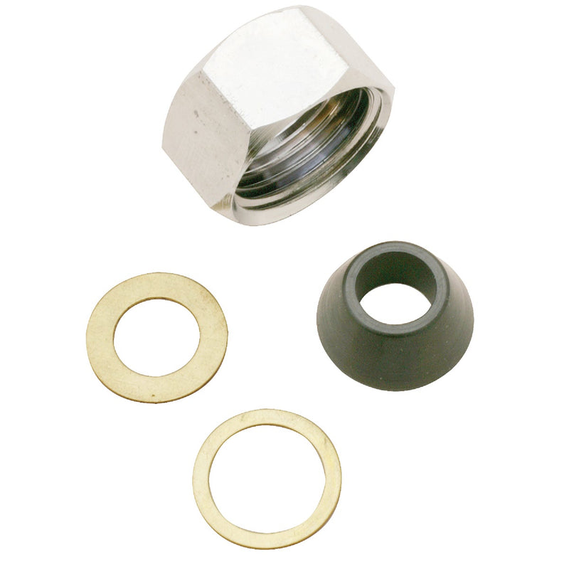 Do it Best 1/2 In. x 7/16 In. Slip-Joint Nut Set