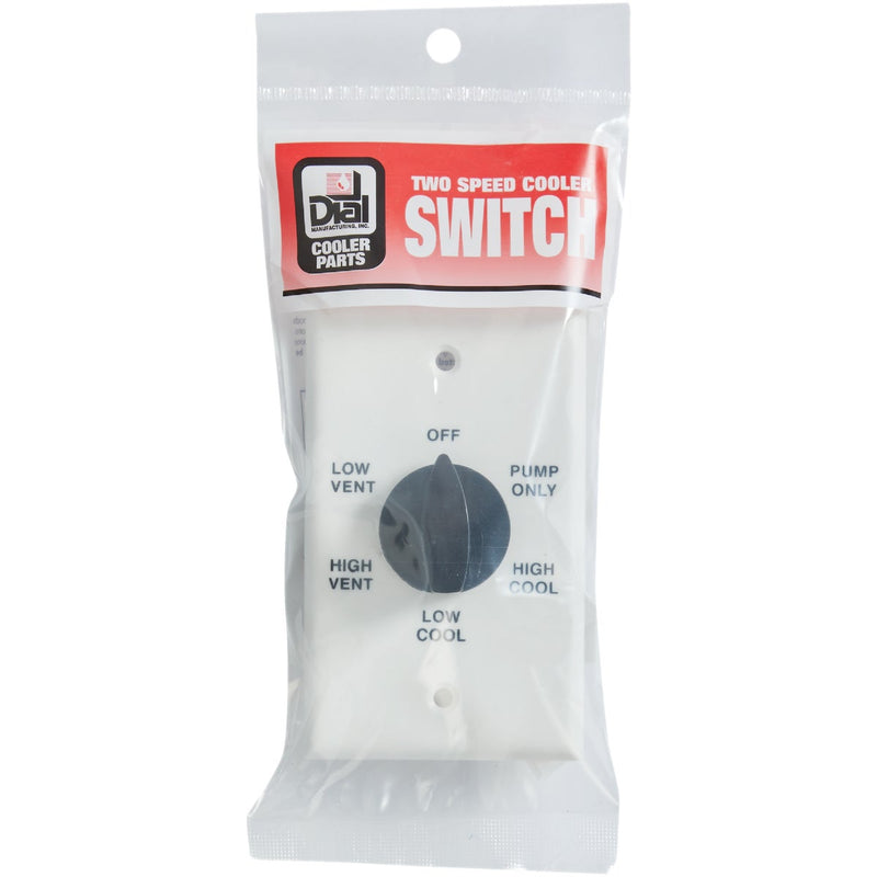 Dial Two-Speed Six-Position Plastic Rotary Switch