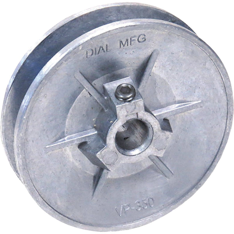 Dial 3-1/4 In. x 1/2 In. Variable Pulley for 1/3 HP Motor