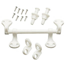 Do it Best 1/2" White Polyethylene Toilet Seat Hinge