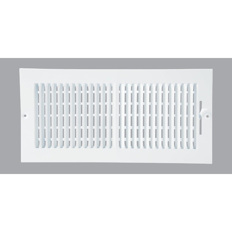 Home Impressions 15.75 In. x 7.76 In. White Steel Wall Register