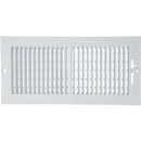 Home Impressions 15.75 In. x 7.76 In. White Steel Wall Register