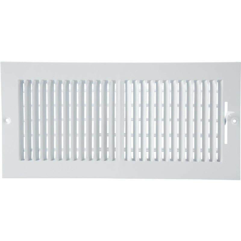 Home Impressions 15.75 In. x 7.76 In. White Steel Wall Register