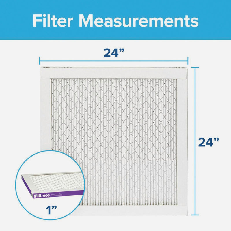 Filtrete High Performance Air Filter, 1500 MPR, 24 In. x 24 In. x 1 In.