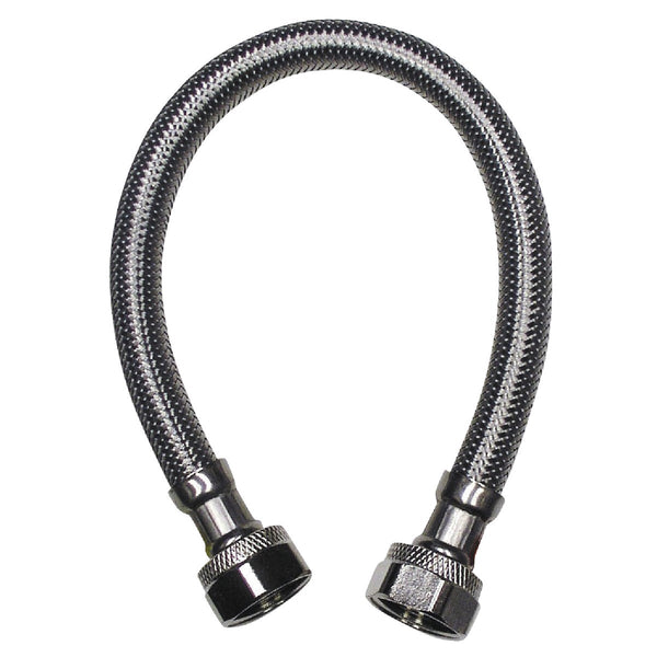 ProLine 1/2 In. F X 1/2 In. F X 16 In. L. Braided Stainless Steel Faucet Supply Line