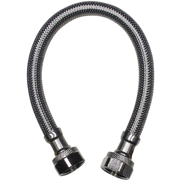 ProLine 1/2 In. F X 1/2 In. F X 24 In. L. Braided Stainless Steel Faucet Supply Line