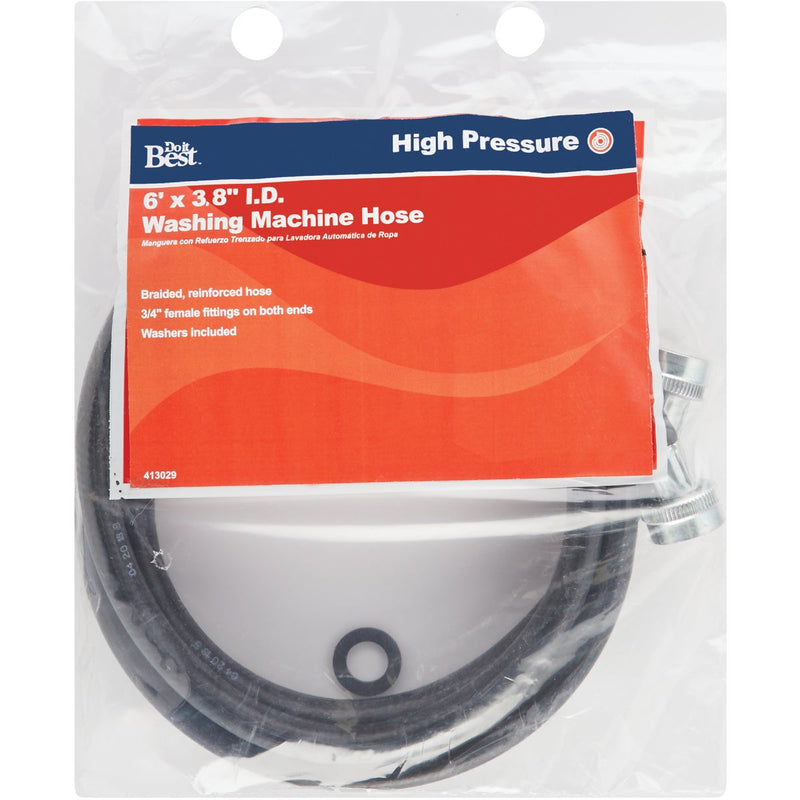 Do it 6 Ft. Reinforced EPDM Rubber Inlet Pressure Hose