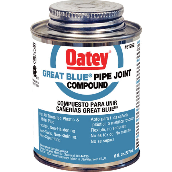 Oatey Great Blue 8 Fl. Oz. Blue Pipe Compound