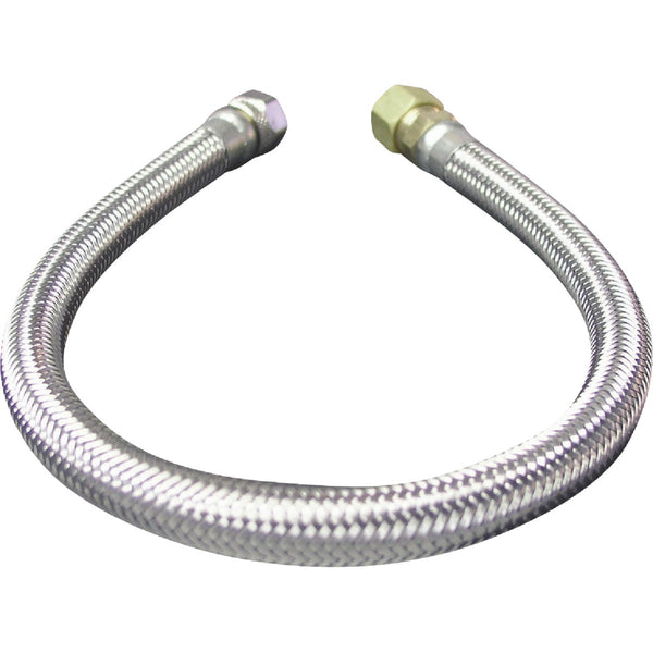 ProLine 3/8 In. F X 3/8 In. OD X 20 In. L. Braided Stainless Steel Faucet Supply Line