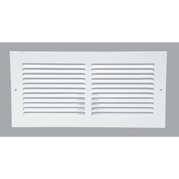 Home Impressions 6 In. x 14 In. Stamped Steel Return Air Grille