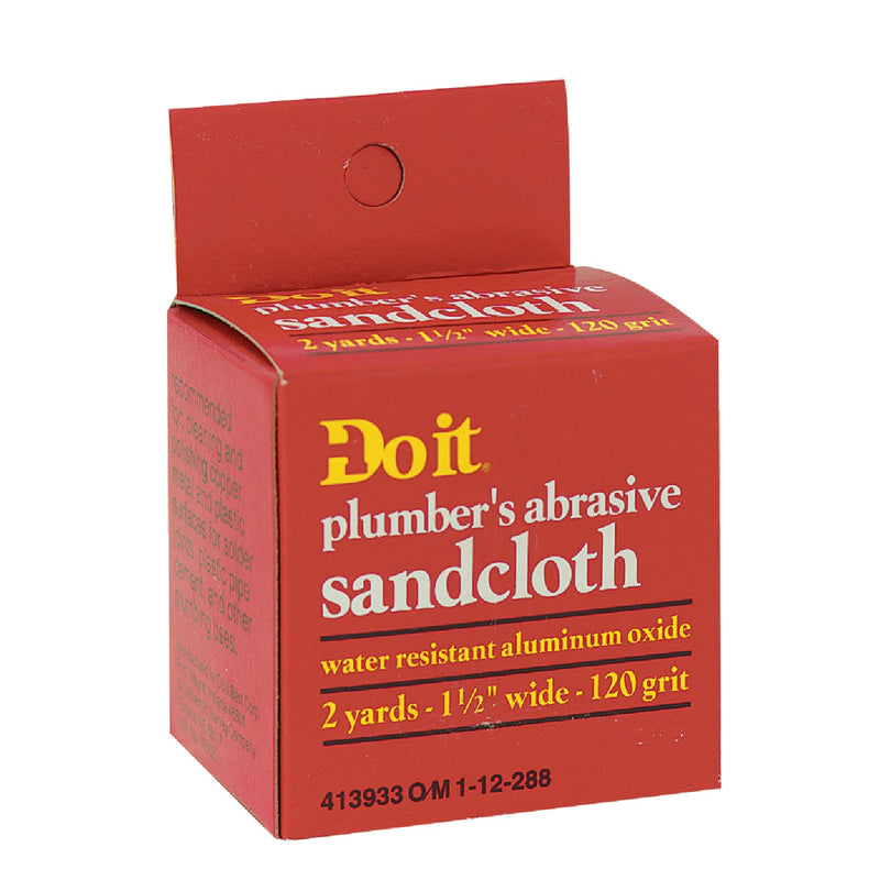 Do it 1-1/2 In. x 2 Yd. 120-Grit Plumber's Abrasive Sand Cloth