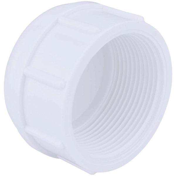 Charlotte Pipe 1-1/2 In. FIP Schedule 40 Threaded PVC Cap