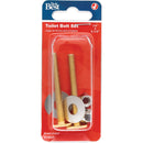 Do it Best 1/4 In. x 2-1/4 In. Brass Plated Steel Toilet Bolts (2 Pack)
