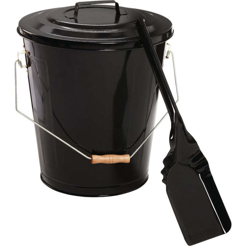 Home Impressions 13 In. W x 14 In. H Black Ash Container & Shovel