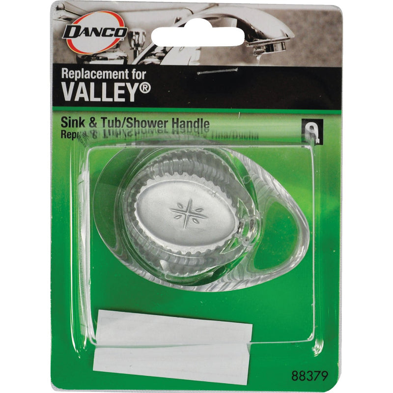 Danco Acrylic Silver Valley Single Replacement Silver Faucet Handle