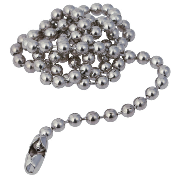 Do it Ball Pattern 15 In. Chrome-Plated Stopper Chain