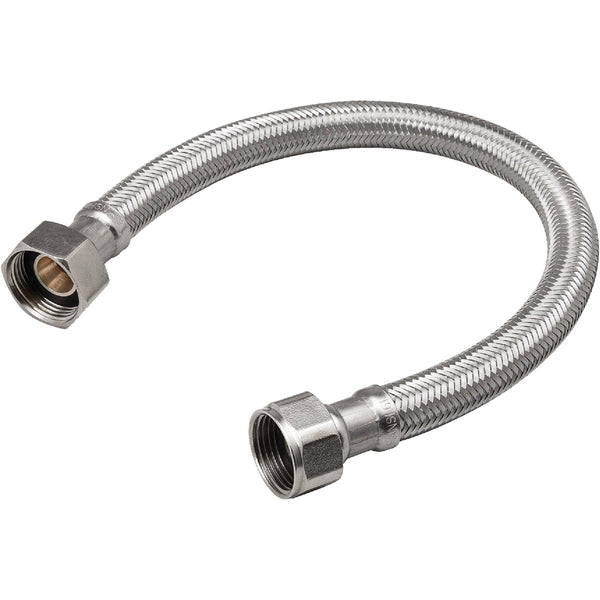 B&K 3/4 In. FIP X 3/4 In. ID C X 18 In. L Stainless Steel Water Heater Connector