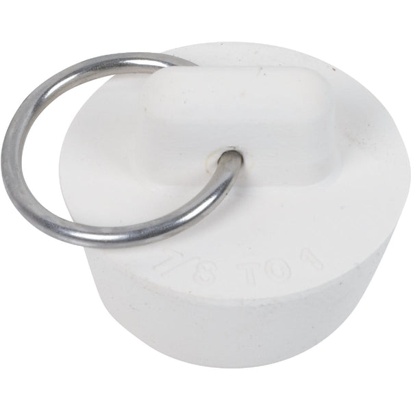 Do it Duo-Fit 7/8 In. to 1 In. White Sink Rubber Drain Stopper