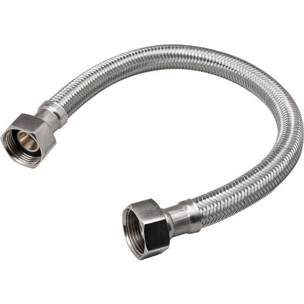 B&K 3/4 In. FIP X 3/4 In. FIP X 18 In. L Stainless Steel Water Heater Connector