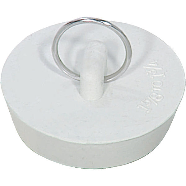 Do it Duo-Fit 1-5/8 In. to 1-3/4 In. White Sink Rubber Drain Stopper