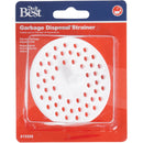 Do it 3-1/8 In. Dia White Plastic Garbage Disposer Strainer