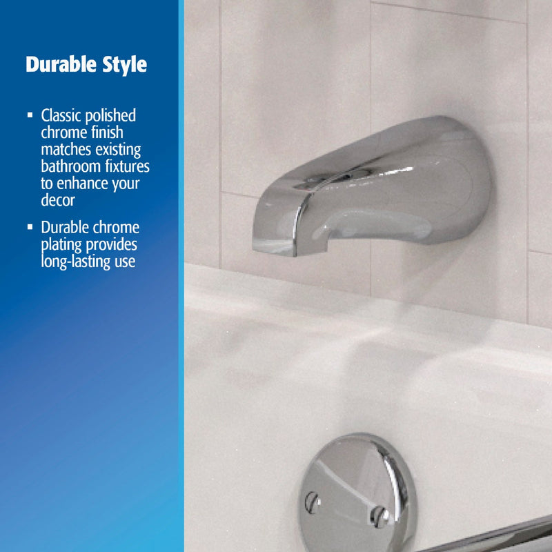 Do it Best Universal Fit Chrome Bathtub Spout