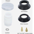 Danco 2 In. Universal Touch-Toe Bathtub Drain Stopper in Chrome