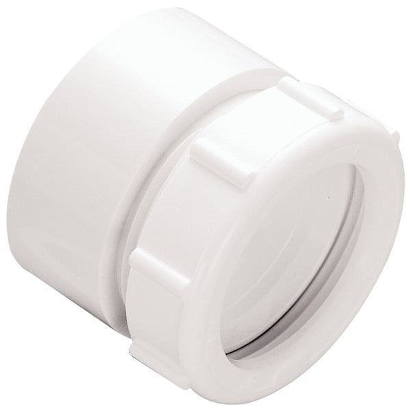 Do it Best 1-1/2 In. White PVC Marvel Connector