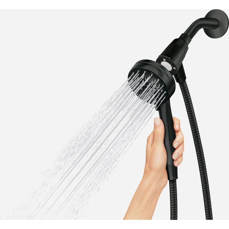 Moen Engage 6-Spray 1.75 GPM Handheld Shower Head with Magnetix, Matte Black