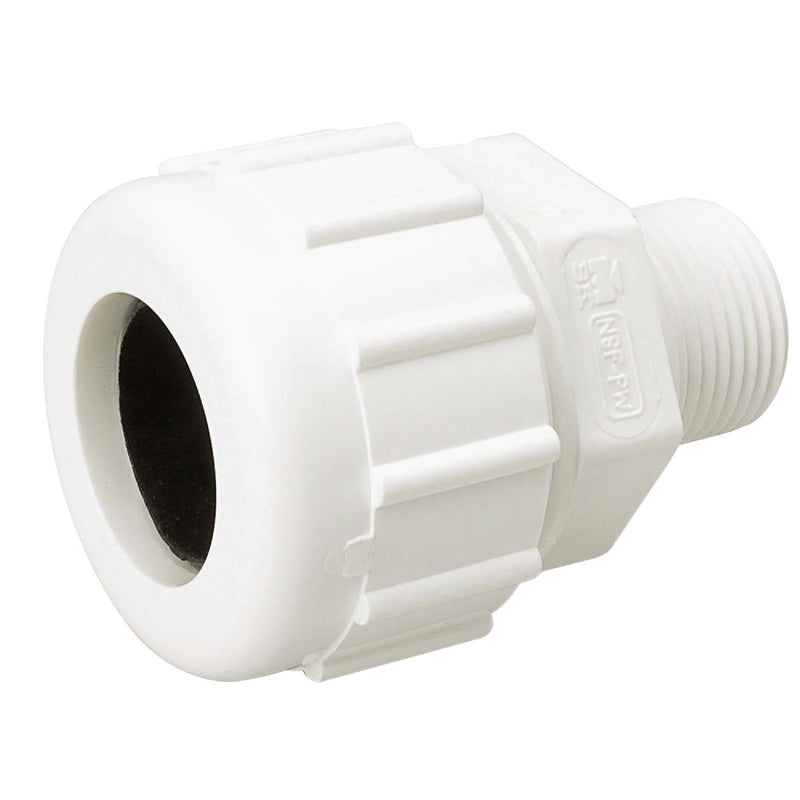 B&K 1 In. MIPT Schedule 40 Compression Union PVC Adapter