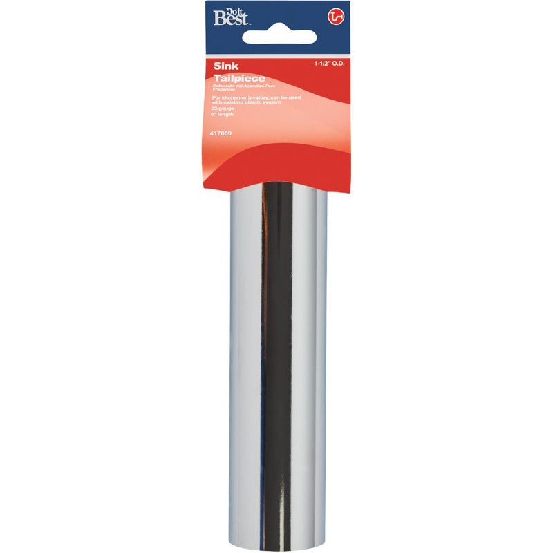 Do it Best 1-1/2 In. x 6 In. Chrome Plated Tailpiece
